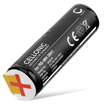 Battery til Braun DLX S18.535.3 Oral-B Sonic 3721 Rowenta CuraMed Dentasonic Dentacontrol 707 Dentacontrol Duo 1100mAh fra CELLONIC