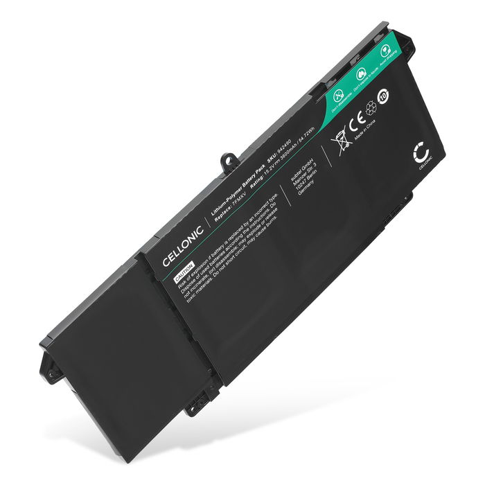 Batteri til Dell Latitude 7420, 7320, 5320, 7520, 13 5320, Dell 7FMXV, 4M1JN, 9JM71 Bærbar computer - 3600mAh 15.2V 