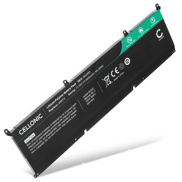 Batteri til Dell XPS 15 9520, Precision 5550, 5560, Inspiron 16 Plus 7630, 7620, G15 5510, G15 5520, G15 5511, Alienware M15 R3, M17 R3, Dell 69KF2 Bærbar computer - 6000mAh 11.55V 