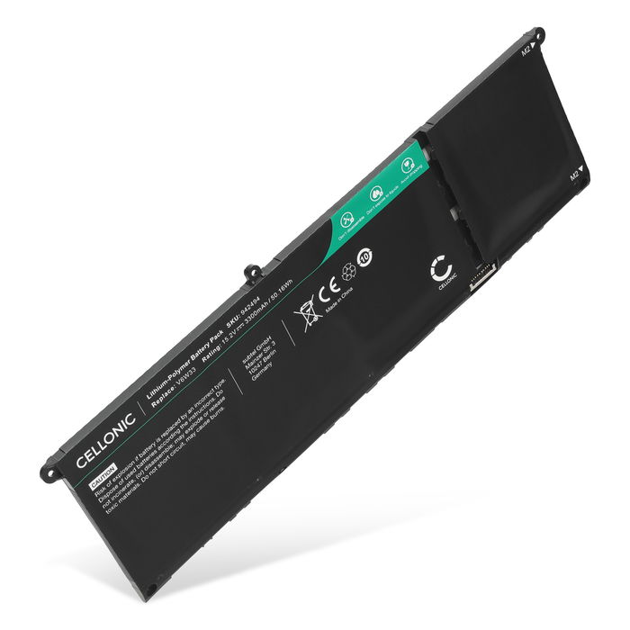 Batteri til Dell Vostro 3520, 3420, 3510, 3525, Latitude 3520, 3420, Inspiron 15 3520, 15 3511 Dell V6W33, 927N5 Bærbar computer - 3300mAh 15.2V 