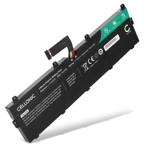 Batteri til Lenovo ThinkPad P72, P73, Lenovo 01AV497, L17M6P52, SB10K97636, 01AV498, L17C6P51 L17M6P52 (8600mAh, 11.55V) fra CELLONIC
