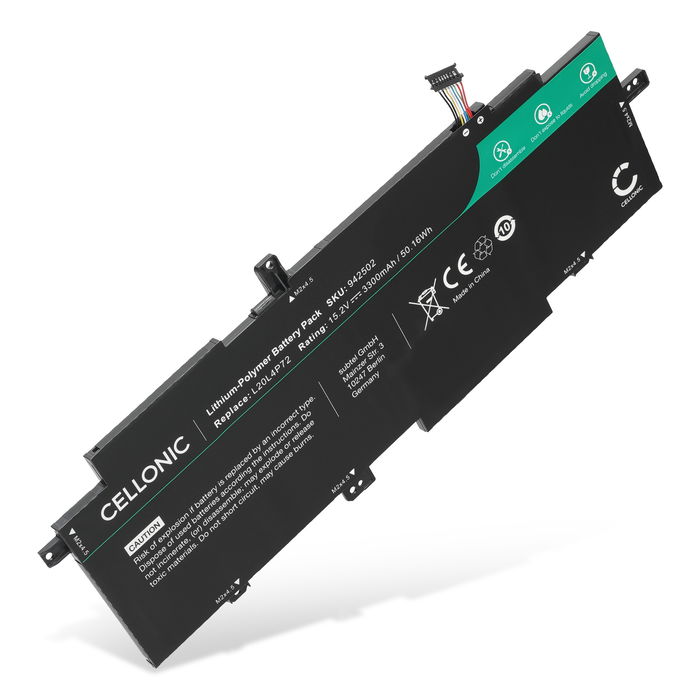 Batteri til Lenovo ThinkPad T14s Gen 2, Lenovo L20C4P72, L20L4P72 Bærbar computer - 3300mAh 15.2V 