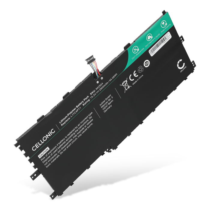 Batteri til Lenovo ThinkPad X1 Yoga Gen 3, X1 Yoga 2018, 01AV475, L17C4P71, L17M4P71, L17M4P73 Bærbar computer - 2900mAh 15.2V 