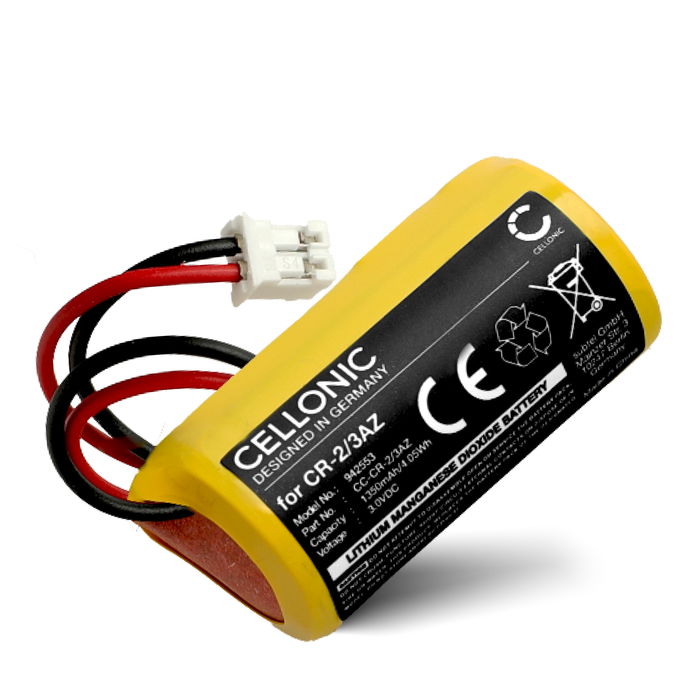 Battery til Verisure Brandvarnare, Camera Detector, Night Control, Roykvarsler, Sirene, Voice 1350mAh fra CELLONIC