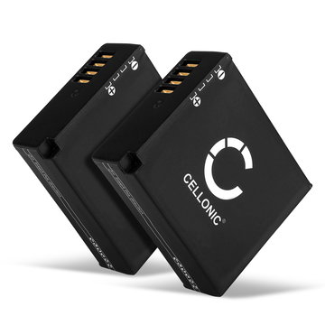 2x Nyt Kamera Batteri til Panasonic Lumix DC-GX9 DMC-LX100 DMC-GX80 DMC-TZ80 DC-LX100 II DC-TZ90 DC-TZ202 - DMW-BLE9 DMW-BLG10 Leica BP-DC15 980mAh skift batteri til kamera