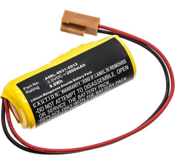 Battery til FANUC 15, 16, 18i, 20i, 21i - LX98L-0031-0012 2000mAh / 6.00Wh fra CELLONIC