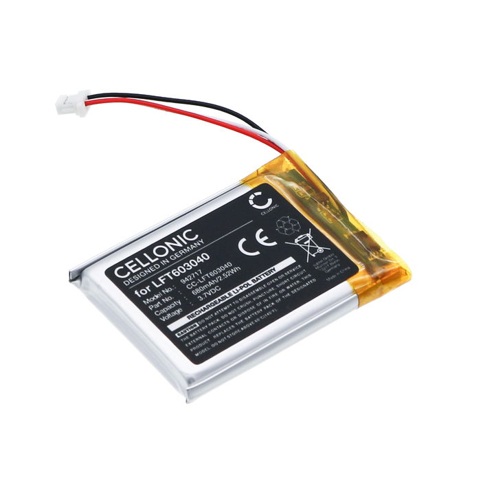 Battery for Philips TAPH805 680mAh from CELLONIC