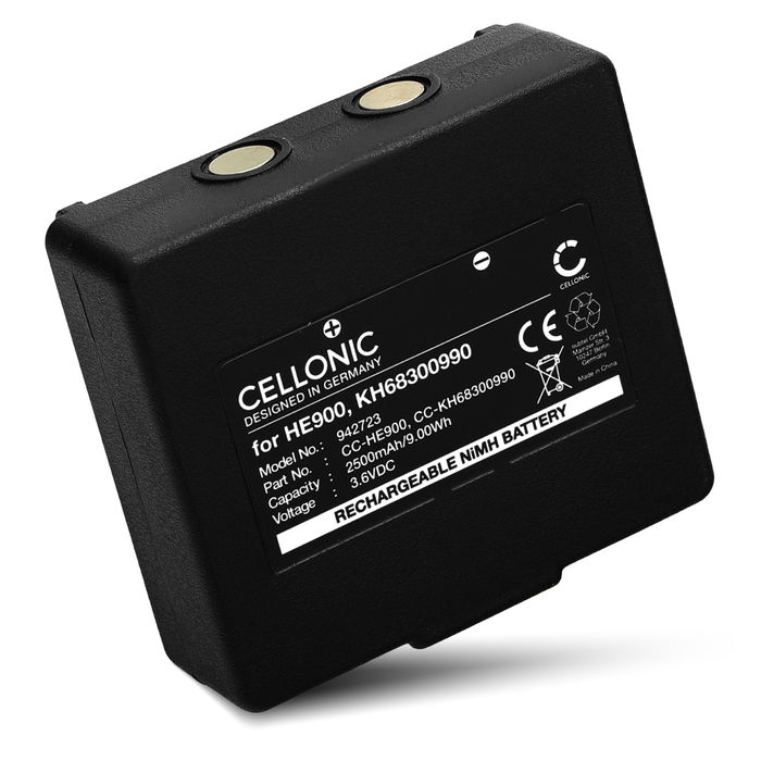Battery til Hetronic ERGO-F, Mini-EX-IIB, NOVA-GR, S, M, L, XL, Harris P5300, P5370, P5400, P5450 2500mAh fra CELLONIC