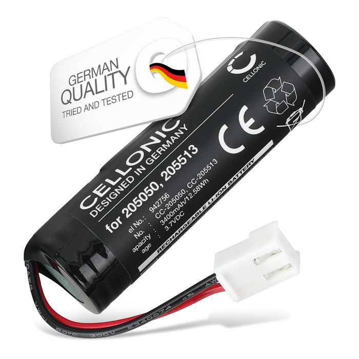 Battery for Leifheit 51000, 51113, 51114, 51002 Dry and Clean, 51000, 51113, 51002, 51114 3400mAh from CELLONIC