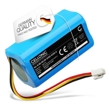 Batteri til Blaupunkt XBOOST, XVAC, Bluebot XEASY, AENO RC2S, RC3S, Evolveo RoboTrex H9 2600mAh fra CELLONIC