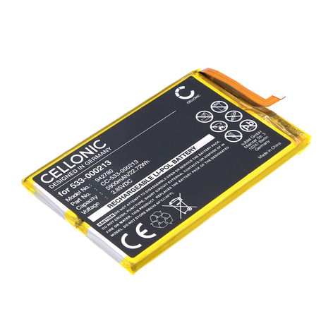Batteri til Logitech G Cloud Handheld 533-000213 (5900mAh, 3.85V) fra CELLONIC