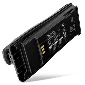 Battery til Motorola DP1400 CP040 CP200 CP200D CP140 CP200XLS EP450, PMNN4253AR NNTN4497 (Type-C-port) 3350mAh Li Ion 7.4V fra CELLONIC