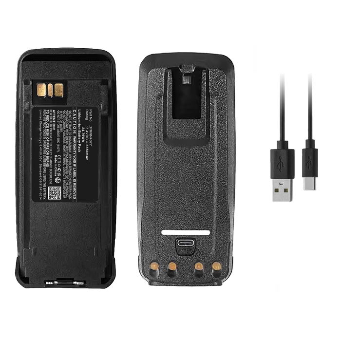 Battery til Motorola DP3400, DR3000, DP3600, MTR2000, DP3601, XPR 7550 (Type-C port) 3350mAh Li Ion 7.4v fra CELLONIC