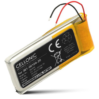 1x Battery til Garmin Forerunner 45, 45S, Swim 2, 361-00104-20 (70mAh, 3.8V) fra CELLONIC