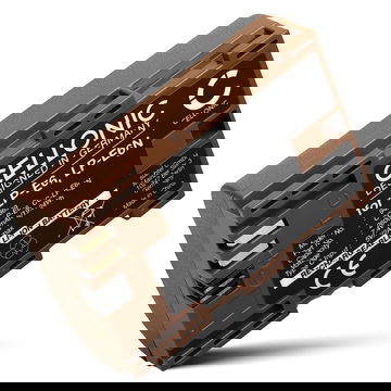 Battery for Canon EOS 80D, 70D, 60D, 7D, 6D, 5DS, EOS 5D Mark IV, III, II TLP-E6P (2600mAh, 7.4V) from CELLONIC