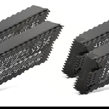 2x Batteri til Panasonic HDC-SD100, HDC-SD10, -SD707, -SD600, HDC-TM700, Lumix DMC-L10 1320mAh fra CELLONIC