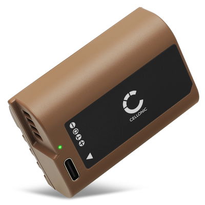 Batteri med type C input til Panasonic Lumix G9, GH5, GH5S, GH5 II, GH6, DC S5, S5K, DMW BLK22 2400mAh fra CELLONIC