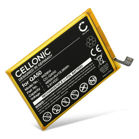 Batteri til Motorola Moto G24 Power 4G, XT2425, QA50 (4850mAh, 3.91V) fra CELLONIC