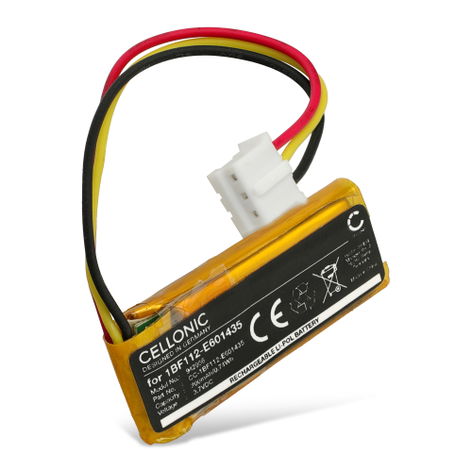 Batteri til CalAmp LMU-200; LMU-300; LMU-3000; LMU-3030 GPS 1BF112-E601435 (200mAh, 3.7V) fra CELLONIC