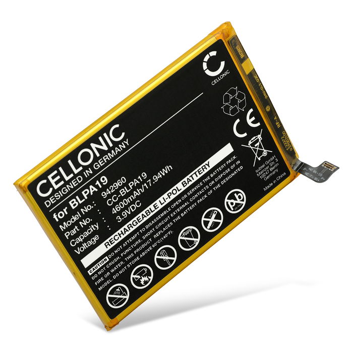 Batteri til Oppo A38 4G, A79 5G, A58 4G, CPH2577, BLPA19 - 4600mAh 3,9V  fra CELLONIC