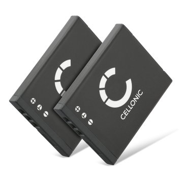 2x Batteri til Olympus VG-120 D-710 X-940 FE-4040 FE-4020 FE-5040 VG-130 VG-140 VG-110 VG-150 LI-70B (500mAh, 3.7V) fra CELLONIC