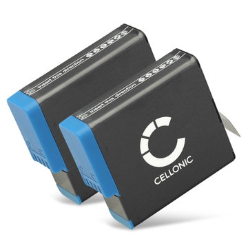 2x Batteri til GoPro Hero 8 7 6, AHDBT-801 1200mAh fra CELLONIC