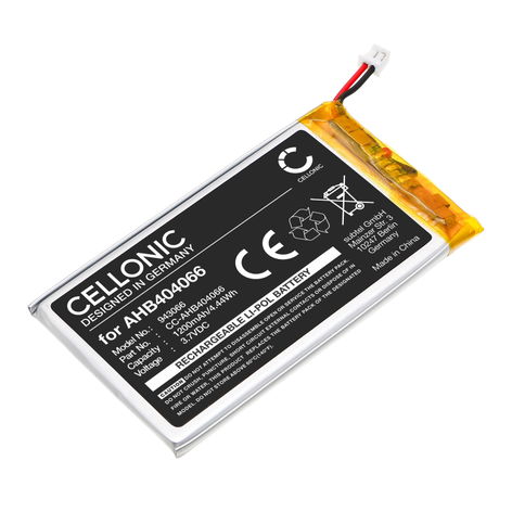 Batteri til Control4 Neeo AHB404066 (1200mAh, 3.7V) fra CELLONIC