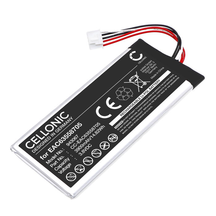Battery for LG XBOOM Go DXG5Q EAC63558705 (3900mAh, 3.85V) by CELLONIC