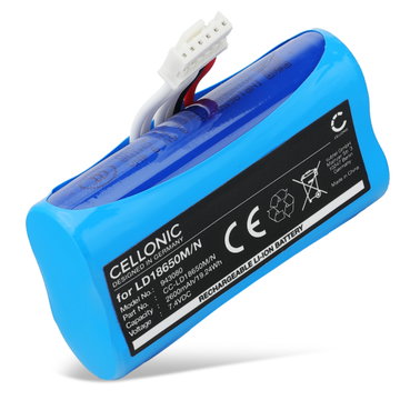 Battery til Ingenico AXIUM DX4000, AXIUM DX8000, AXIUM DX8002, Landi A8s 2600mAh fra CELLONIC