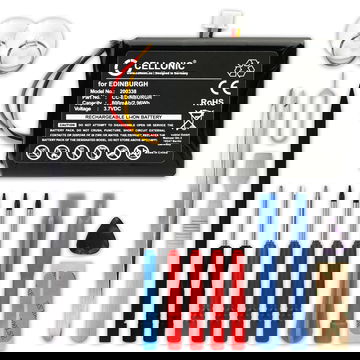 Battery til TomTom ONE XL ONE XL Europe ONE XL Regional XL 325 EDINBURGH 800mAh 3.7V + 17-dels værktøj sæt fra subtel