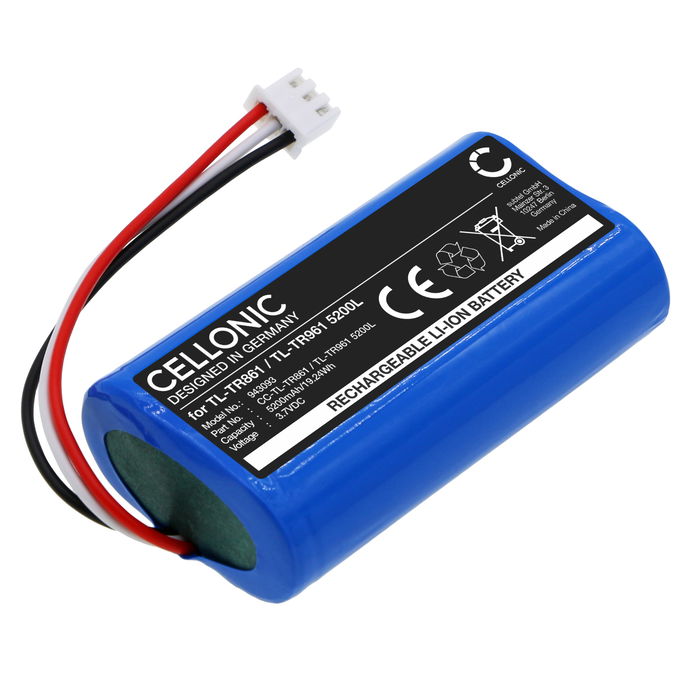 1x Batteri til TP-Link TL-TR961 5200L, TL-TR861 5200L TL-TR861 5200L, TL-TR961 5200L (5200mAh, 3.7V) fra CELLONIC