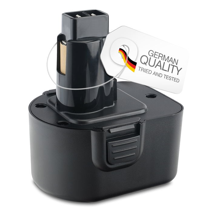 Battery til Black & Decker TV250, PS350, PS3500, CD12CAB, HP331, CD1202K, CD120GK 2100mAh 12V NiMH fra CELLONIC