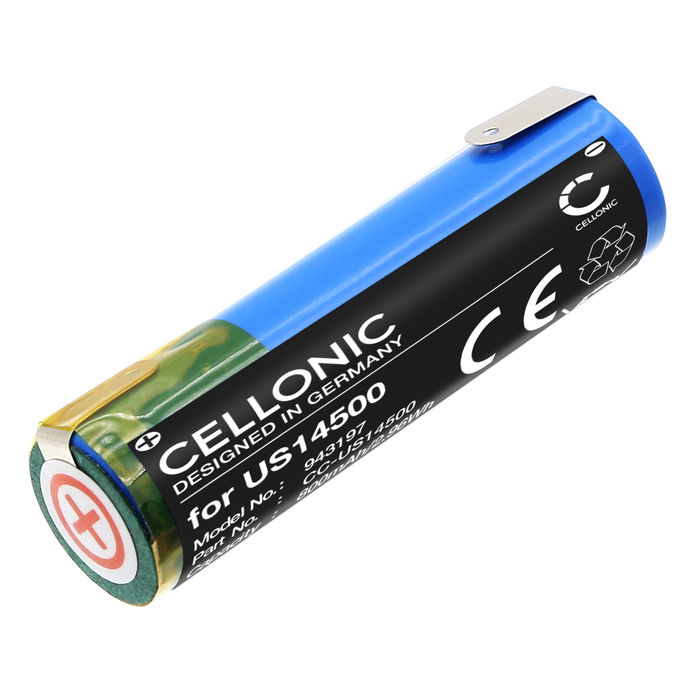 Battery til Philips S9000, S8000, S7000, S3000, AT815, AT751, AT750, HQ8150, RQ1280, RQ1250 800mAh fra CELLONIC