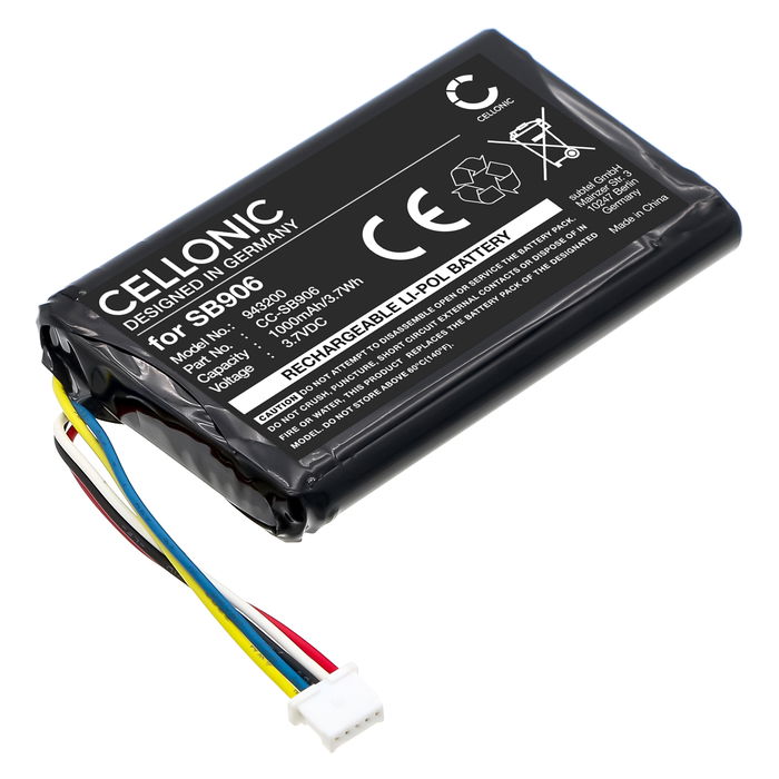 Battery for Shure MXW1X, MXW6X Transmitter 1000mAh from CELLONIC
