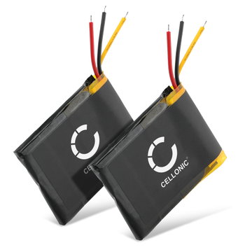 2x Batteri til GoPro Wi-Fi Remote, ARMTE-001 YD362937P LiPo Model RC 2 (350mAh, 3.7V) fra CELLONIC