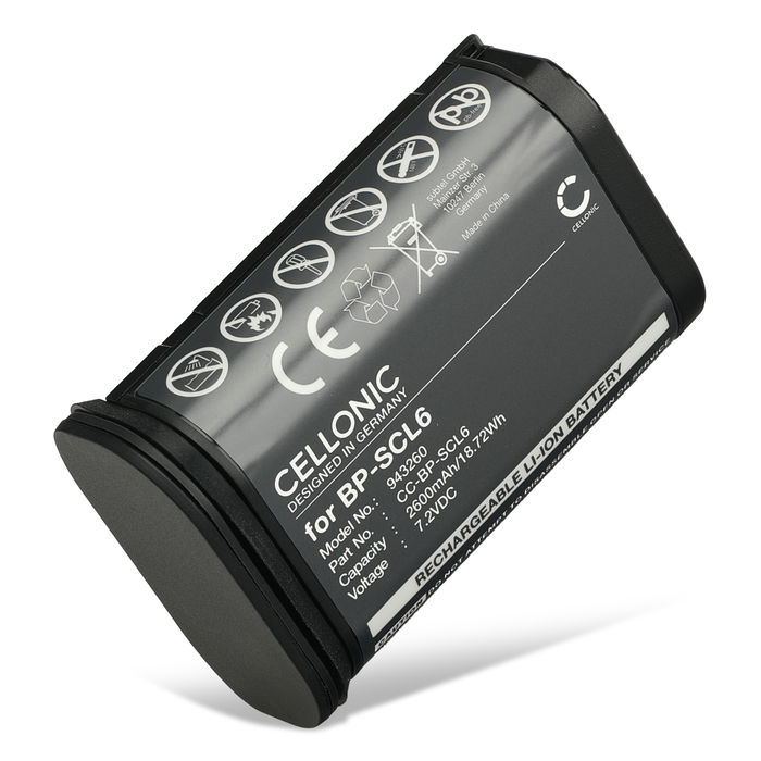 Batteri til Leica Q2, Q3 BP-SCL6 (2600mAh, 7.2V) fra CELLONIC