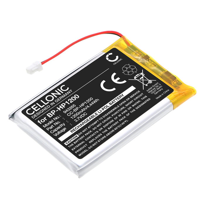 Battery for Sony MDR-DS7000, MDR-RF7000, MDR-RF7100 1200mAh from CELLONIC