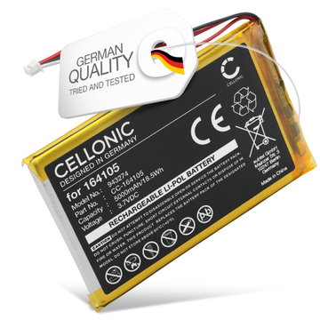 Battery til VTech RM7766HD, RM5766HD, LF915HD, LF920HD, LF930HD, VM901, VM919HD 5000mAh fra CELLONIC