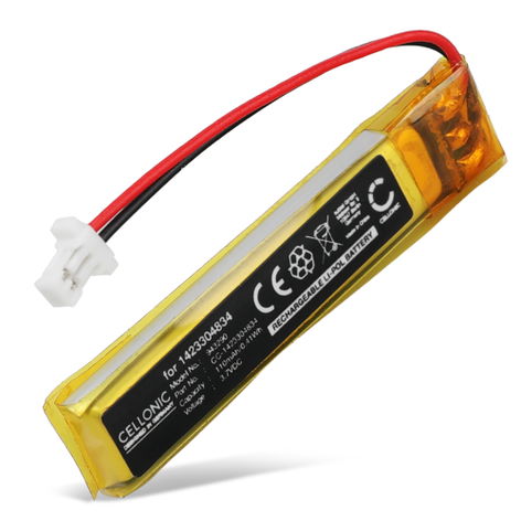 Batteri til Logitech Spotlight Presentation Remote 1423304834 (110mAh, 3.7V) fra CELLONIC