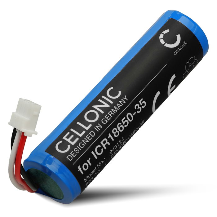 2x Battery til Petzl NAO, NAO Plus 2600mAh fra CELLONIC