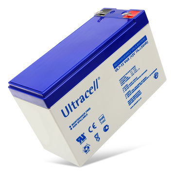 Batteri til Bleiakku 12 V, 7 Ah (UL7-12) UL7-12 (7000mAh, 12V) fra Ultracell