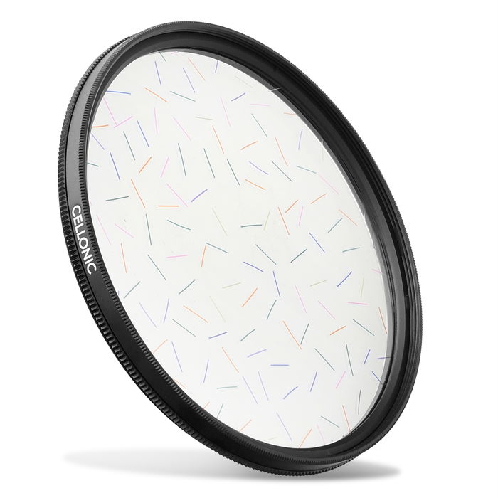 Regnbue Stjernelys Strimmelfilter til Ø 77mm Effektfilter