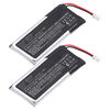 2xBatteri 500mAh