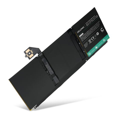 Batteri til Microsoft Surface Laptop 3, Surface Laptop 5, Surface Laptop 4, Microsoft DYNTO2, G3HTA052H, G3HTA053H G3HTA052H (6750mAh, 7.6V) fra CELLONIC