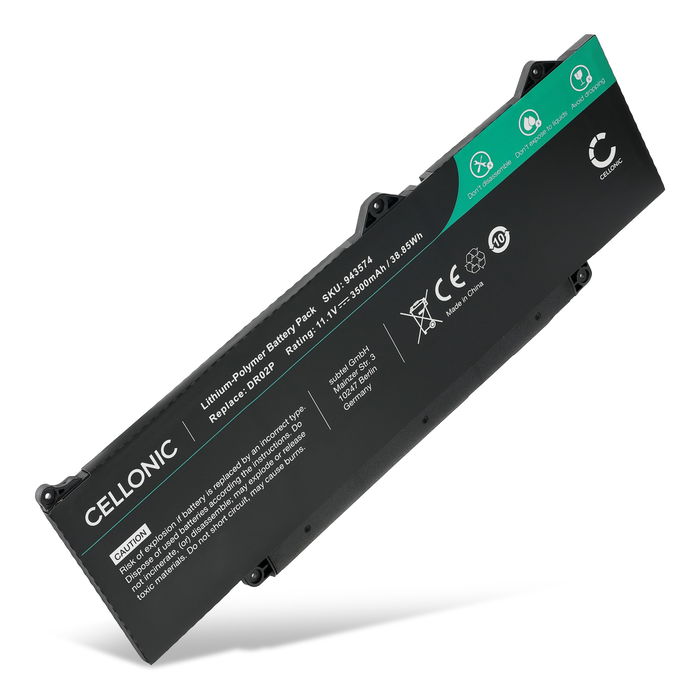 Batteri til Dell Latitude 7455, 5455, 14 7455, 14 5455, 15 5550 (DNDWT), DR02P, R73TC, 2X1V9, GTG7N Bærbar computer - 3500mAh 11.1V 