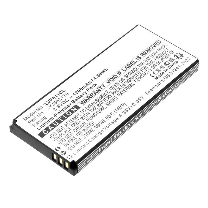 Battery til Fanvil Linkvil W611W, W610W 1200mAh 3.8V fra CELLONIC