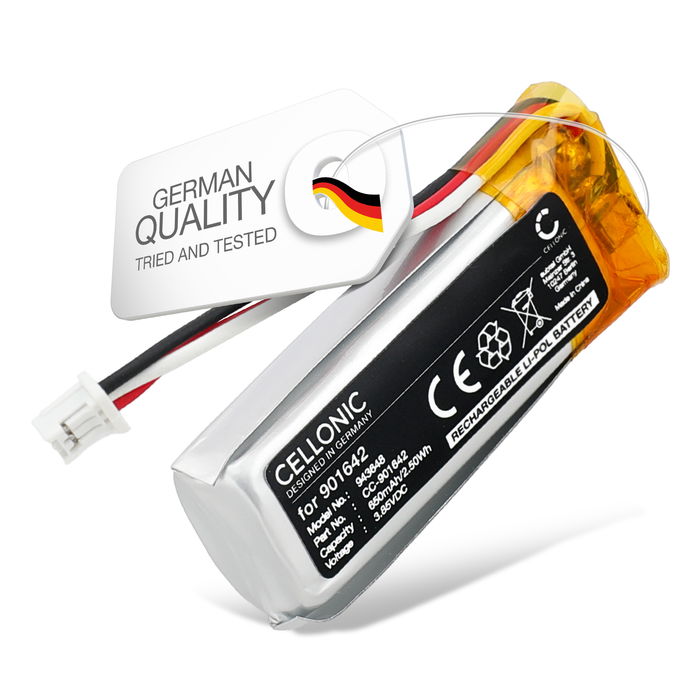 Batteri til Somfy Nina IO, Timer io, 5121348A, 515657C 901642 (650mAh, 3.85V) fra CELLONIC