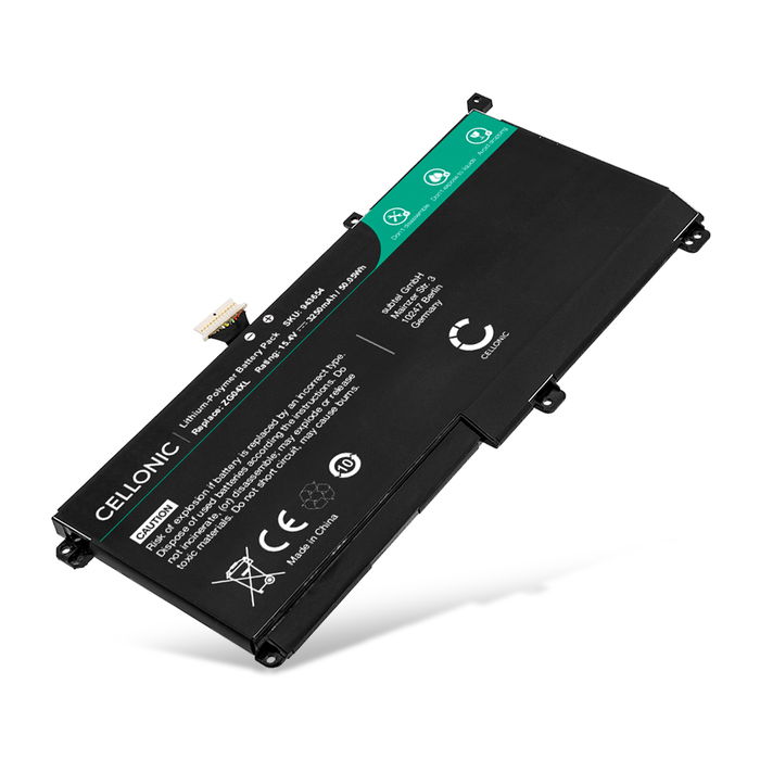 Batteri til HP ZBook Studio G5, Studio x360 G5, Elitebook 1050 Gen 1, ZG04XL, L07046-855, L07352-1C1 Bærbar computer - 3250mAh 15.4V 
