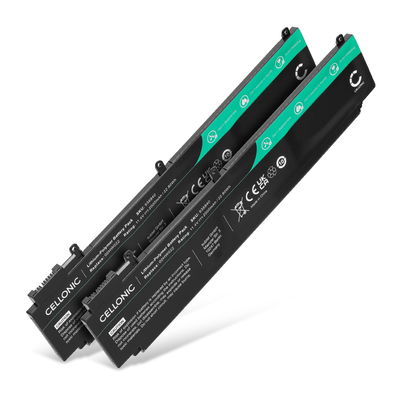 2x Batteri til Lenovo ThinkPad T460s, T470s, Lenovo 00HW022, 00HW023, SB10F46461 Bærbar computer - 2000mAh 11.4V 