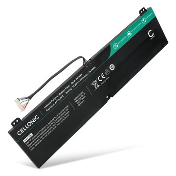 1x Batteri til Acer Predator Triton 500, Triton 500 PT515-51, Triton 500 PT515-52, ConceptD 7 CN715-71, 7 Ezel CC715-71, AP18JHQ, KT.00408.001, KT00408001 Bærbar computer - 5200mA 15,2V 